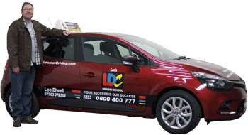 Lee Elwell's driving school car